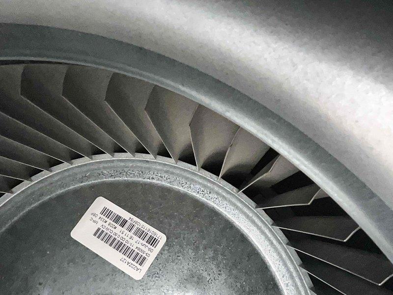 Performed annual maintenance on 8-year-old MVP gas furnace. Inspected blower wheel assembly for proper operation and cleaned components. Verified flame sensor and burner assembly functioning correctly with good blue flame pattern. System operating within normal parameters.