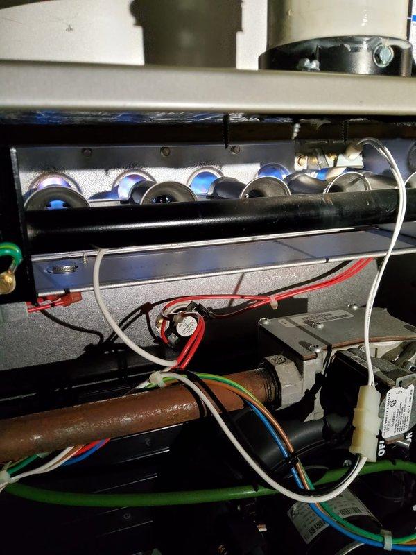 Performed scheduled heating tune-up on gas furnace. Inspected burner assembly confirming proper blue flame pattern across all burners. Checked electrical connections, control board, and gas supply line; all components functioning normally with no issues detected.