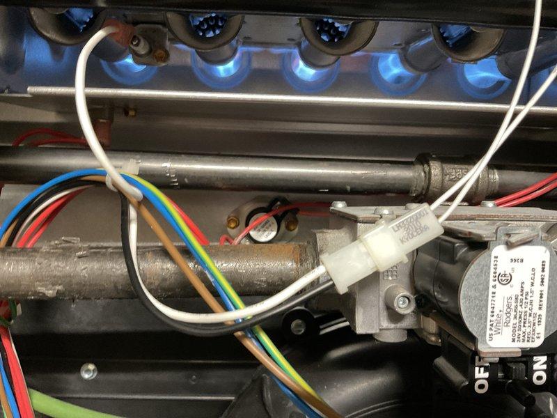 Conducted heating maintenance on two residential units under Home Plan service agreement. Performed complete system inspection including burner assembly verification with proper blue flame pattern observed. Combustion analysis testing showed optimal readings with 0 PPM carbon monoxide, 3.0% CO2, and temperature at 92.5°F, confirming system efficiency and safe operation.