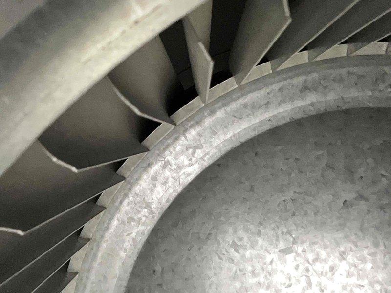 Performed comprehensive tune-up service on two furnace units (3-year-old and 12-year-old systems). Inspected and cleaned blower wheel components and fan assemblies on both units. All components appeared to be in good working condition with no visible damage or unusual conditions detected.