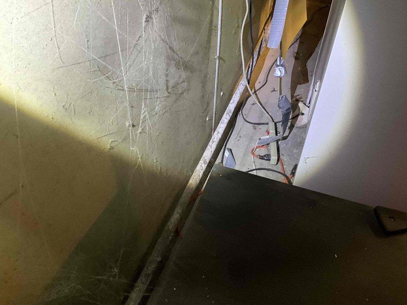 Performed diagnostic assessment on 15-year-old furnace system in basement mechanical room. Identified aging components and evaluated existing ventilation setup including PVC exhaust and black insulated ductwork. Recommended replacement options due to unit age and efficiency concerns.