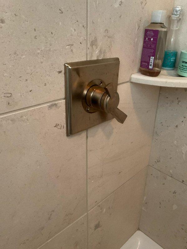 Responded to service call at 150-year-old residence regarding malodorous drain issue. Upon inspection, identified and cleared clog in bathroom drain system causing sour smell. Also examined Delta shower control valve which was functioning properly with no leaks detected at the fixture or surrounding plumbing connections.