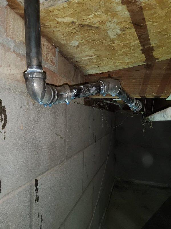 Successfully installed a new gas line running from the key shut off valve in the crawlspace to the fireplace, including an elbow fitting directed toward the back with a capped termination. Confirmed proper installation and functionality with customer.