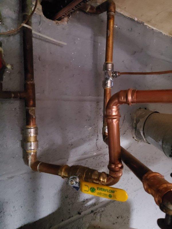 Completed installation of new 80% efficiency furnace, evaporator coil, condenser, humidifier, and air cleaner while replacing the existing lineset. Performed comprehensive system testing with digital multimeter to ensure proper electrical connections and operation. Existing thermostat and chimney liner were preserved and integrated with the new equipment for optimal system performance.