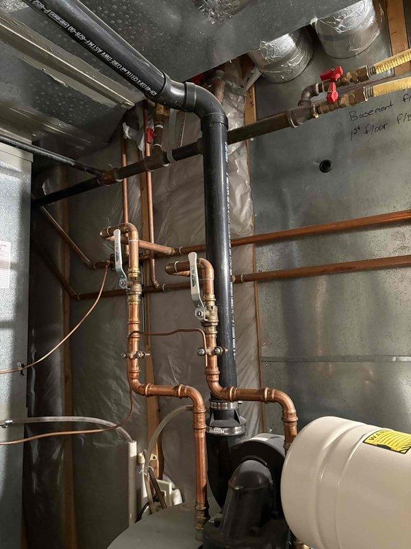 Conducted furnace and water heater replacement estimate. Took measurements of the installation space and inspected existing copper piping network, valves, and drainage system in the mechanical room to determine appropriate equipment specifications and installation requirements.