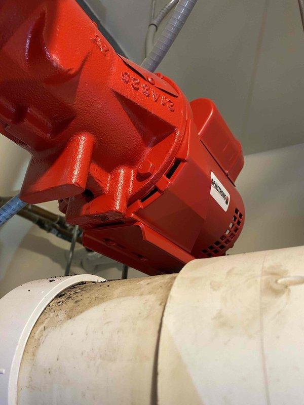 Responded to no heat call for snow melt system. Inspected circulation pump which showed signs of operation but insufficient flow. Repaired pump impeller and verified proper operation of the snow melt system. System is now functioning correctly with adequate heat distribution to melt accumulated snow.