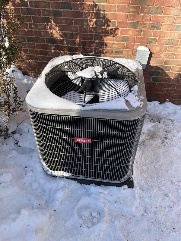 Completed full HVAC system replacement including new Bryant furnace, Bryant AC unit, and water heater with financing. Installation included replacement of return drop and lineset, addition of chimney liner, and installation of Aprilaire filter while preserving existing thermostat functionality.