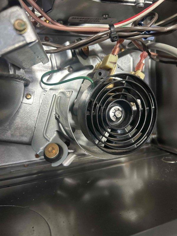 Performed scheduled Heating Tune Up on system under Home Plan coverage. Conducted temperature differential testing showing 124.3°F at supply register. Inspected and verified proper operation of blower motor assembly and electrical connections - all components clean with no signs of wear or damage.