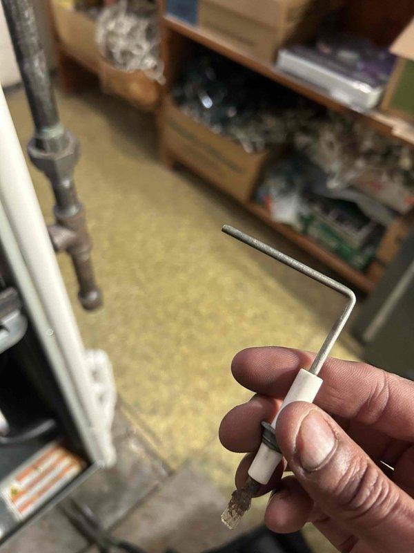 Completed routine maintenance on TRANE natural gas furnace. Performed electrical diagnostics using multimeter (SC680) showing reading of 497. Noted system requires replacement of April Air 213 filter which will need to be installed during next service visit.