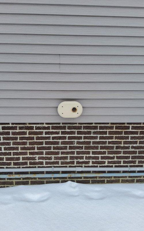 Performed second opinion inspection on Lennox furnace system with suspected heat exchanger failure. Confirmed diagnosis of compromised heat exchanger, requiring replacement. Documented existing installation configuration and exterior venting for reference in replacement proposal.