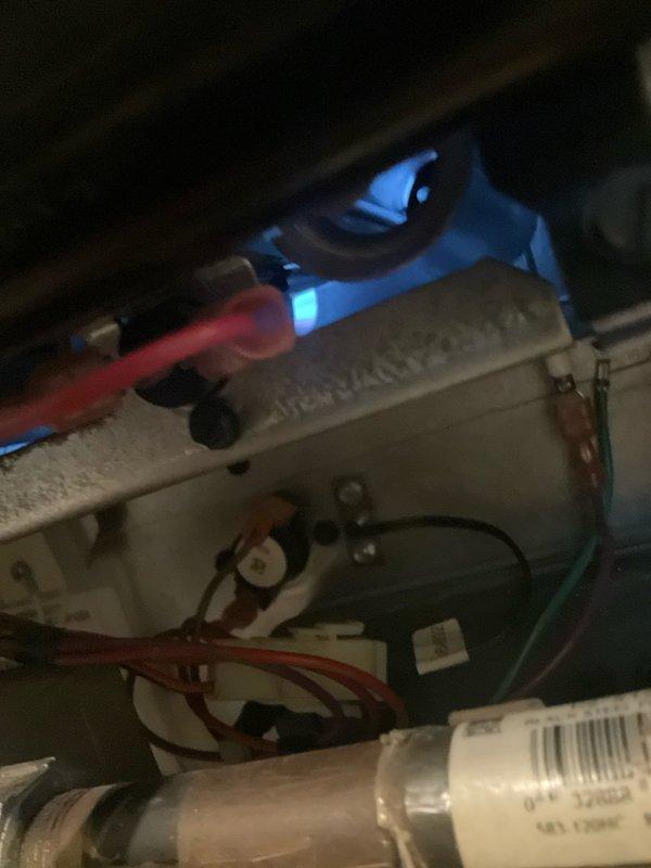 Performed scheduled furnace maintenance service. Accessed internal components for inspection, verified electrical connections, and checked control board functionality. System is operating within normal parameters.