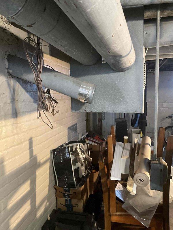 Conducted electrical furnace replacement estimate. Inspected existing basement ductwork system and electrical panel to evaluate compatibility with new unit. Noted electrical panel would require assessment for sufficient capacity to support replacement furnace.