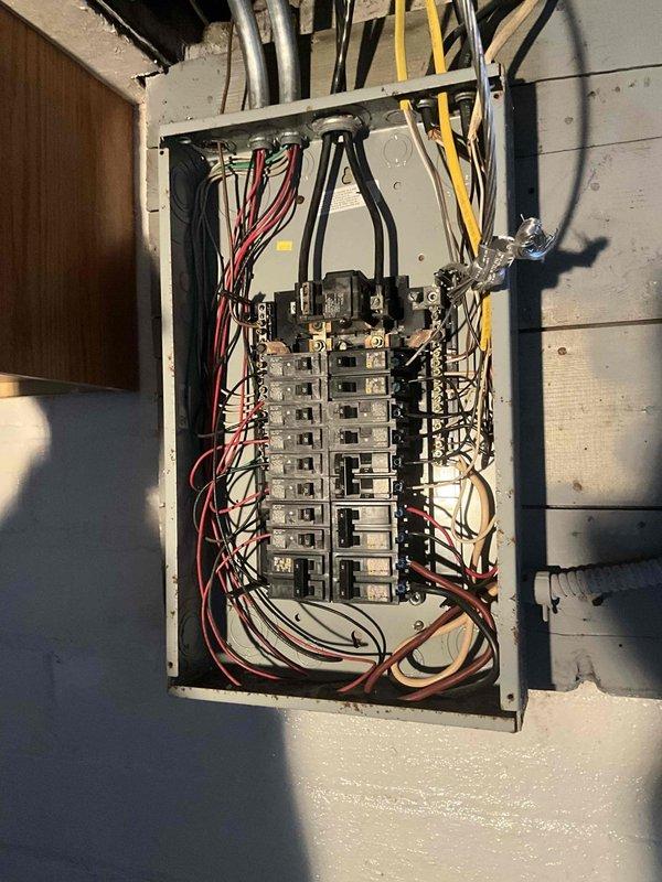 Conducted electrical furnace replacement estimate. Inspected existing basement ductwork system and electrical panel to evaluate compatibility with new unit. Noted electrical panel would require assessment for sufficient capacity to support replacement furnace.