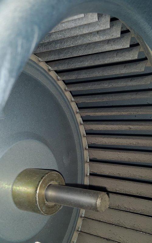 Performed comprehensive furnace tune-up on Lennox HVAC system. Inspected and cleaned blower assembly components, removing accumulated dust from fan blades and housing. Verified proper operation of all mechanical components and ductwork connections to ensure optimal airflow and system efficiency.