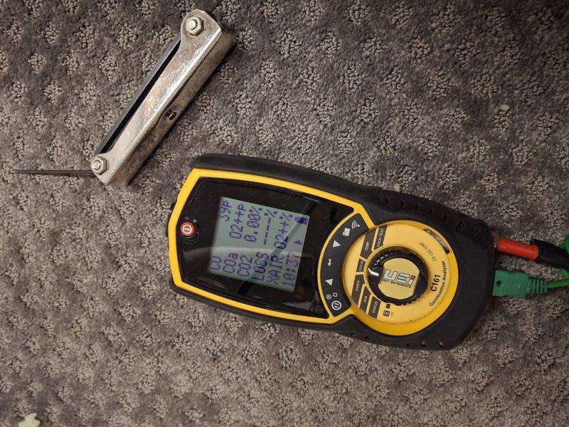 Performed scheduled heating system tune-up and conducted comprehensive diagnostic testing with UEi analyzer to verify proper combustion parameters. Inspected PVC venting system for secure connections and proper installation. Confirmed normal blue flame pattern in burner assembly, indicating efficient operation with no combustion issues detected.
