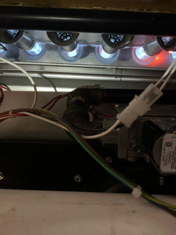 Performed complete maintenance service on two furnace systems. Inspected burner assembly, verified proper flame pattern and combustion with UEi C161 analyzer showing optimal readings (21.0% O2, 0 PPM CO, 0.0% CO2). All connections and control wiring were examined and confirmed to be in good working order.