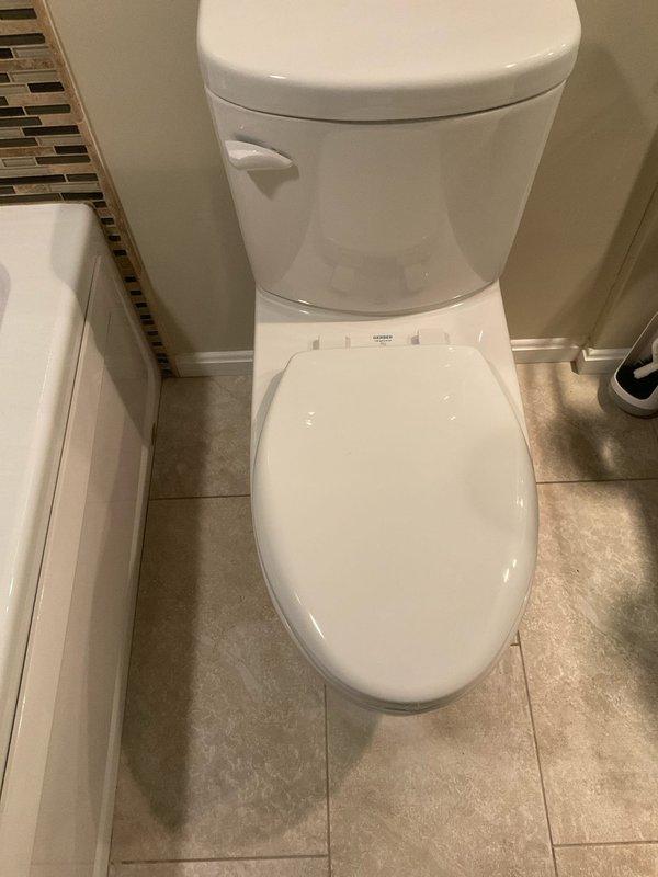 Successfully completed installation of three new toilets in the residence, requiring 4.0 hours of service with helper assistance. All units were properly fitted and secured with standard two-piece white porcelain fixtures, ensuring proper function and sealing. Final inspection confirmed clean installation with no leaks or adjustments needed.