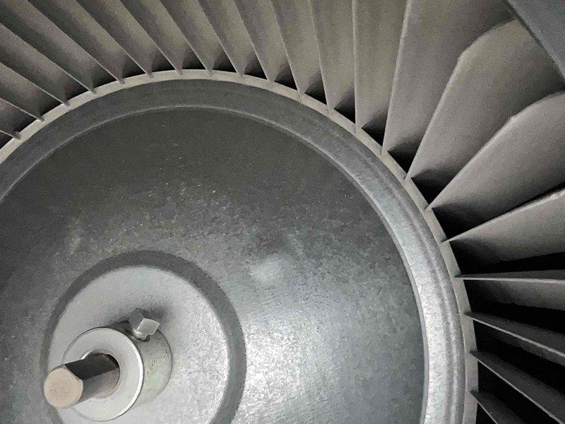 Performed comprehensive heating system maintenance on gas furnace. Inspected and cleaned blower wheel assembly to remove accumulated dust. Verified proper burner operation with strong blue flame pattern indicating complete combustion and adequate gas supply.