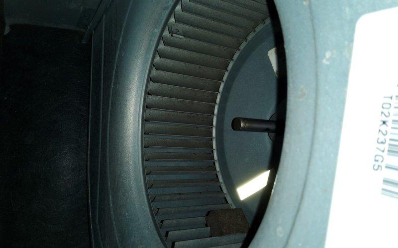 Performed maintenance tune-up on 22-year-old gas furnace for new homeowner. Inspected blower wheel assembly and found it in working condition. Evaluated ductwork throughout the basement, noting proper connections to the Lennox furnace system, and verified all components were functioning correctly.