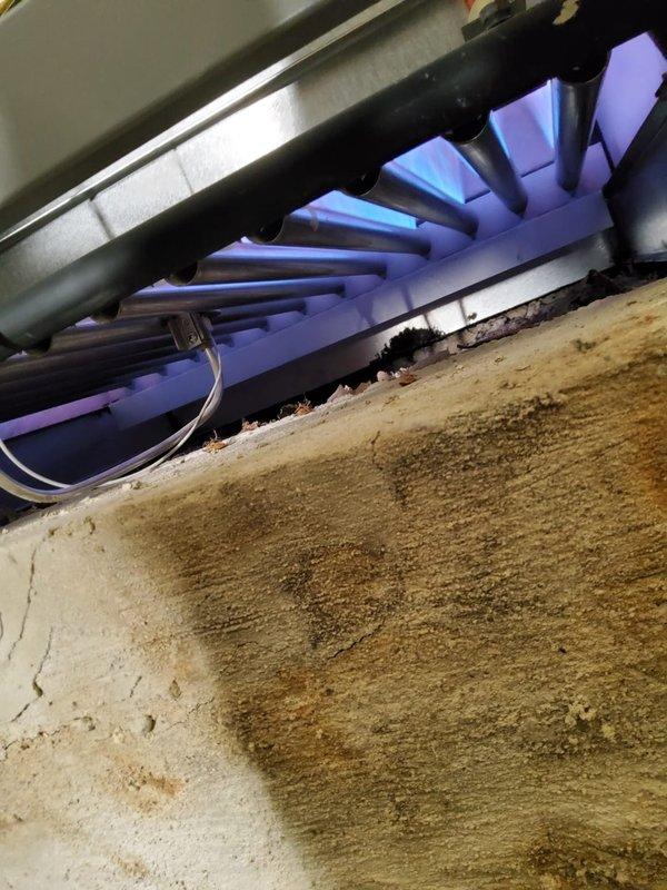 Performed scheduled Home Plan Heating Tune Up on residential boiler system. Inspected burner elements which showed proper blue flame pattern during operation. Examined heat exchanger fins which displayed moderate oxidation but remain functional with no signs of critical deterioration requiring immediate replacement.