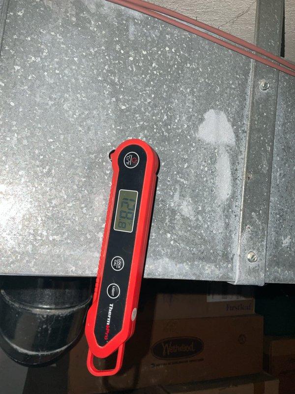 Performed scheduled heating maintenance on two systems per home service plan. Conducted temperature differential testing showing 87.0°F reading, and measured system static pressure at 1.74" WC using digital manometer (HT-1890). All parameters within acceptable ranges for proper operation; systems functioning efficiently for the heating season.