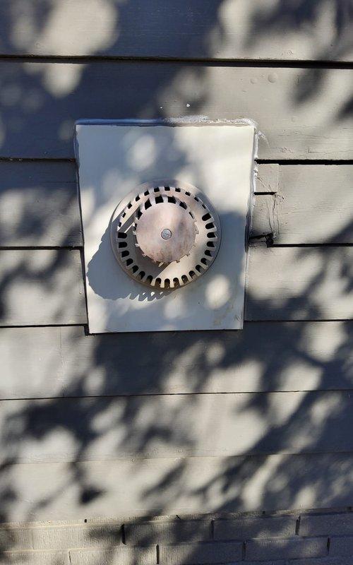 Responded to no-heat call for garage heating system. Diagnostic inspection revealed functioning control board with normal blue LED indicator lights. Confirmed proper operation of exterior wall vent with no obstruction. System restored to normal operation after cleaning and adjustment.