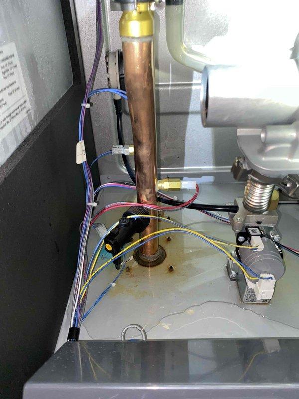 Responded to service call for newly installed boiler experiencing recurring low water float issues. Upon inspection, identified oxidation on copper pipes and examined the control wiring system. Performed necessary adjustments to the float mechanism and verified proper electrical connections to resolve the persistent low water reading problem.