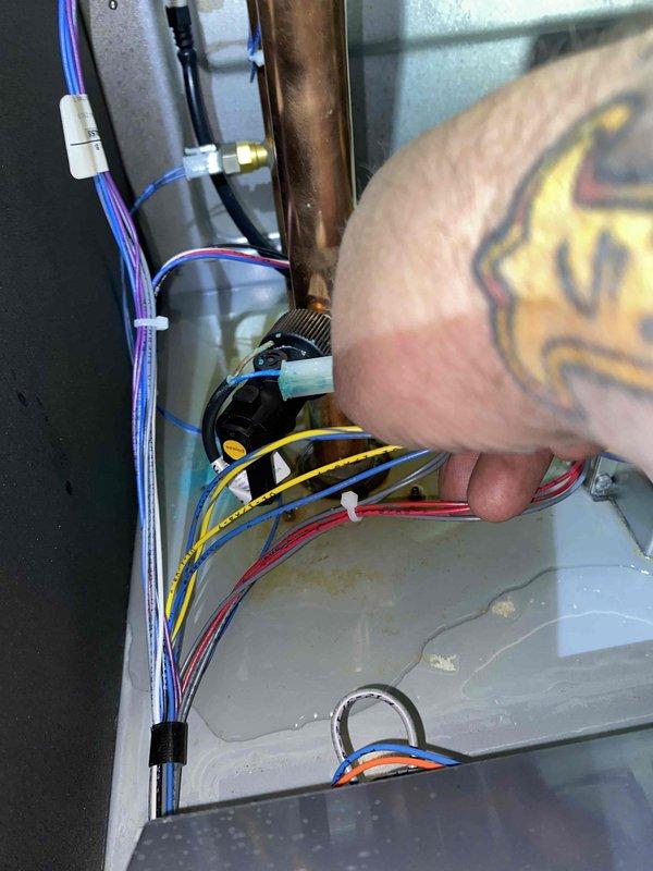Responded to service call for newly installed boiler experiencing recurring low water float issues. Upon inspection, identified oxidation on copper pipes and examined the control wiring system. Performed necessary adjustments to the float mechanism and verified proper electrical connections to resolve the persistent low water reading problem.