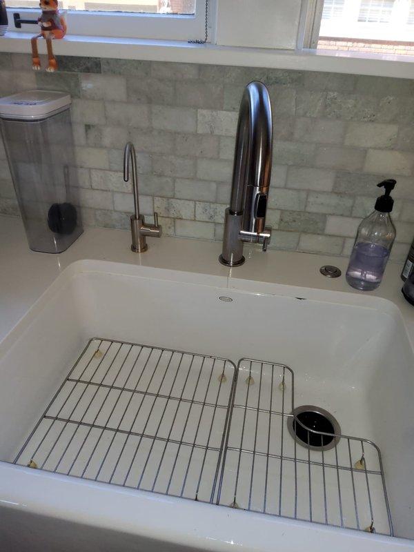 Successfully tied into existing 1" Uponor water lines, completing the scheduled repair service. Additional parts were required and requested from warehouse to properly finish the installation. System was tested with water flowing through the newly connected lines, confirming proper operation.