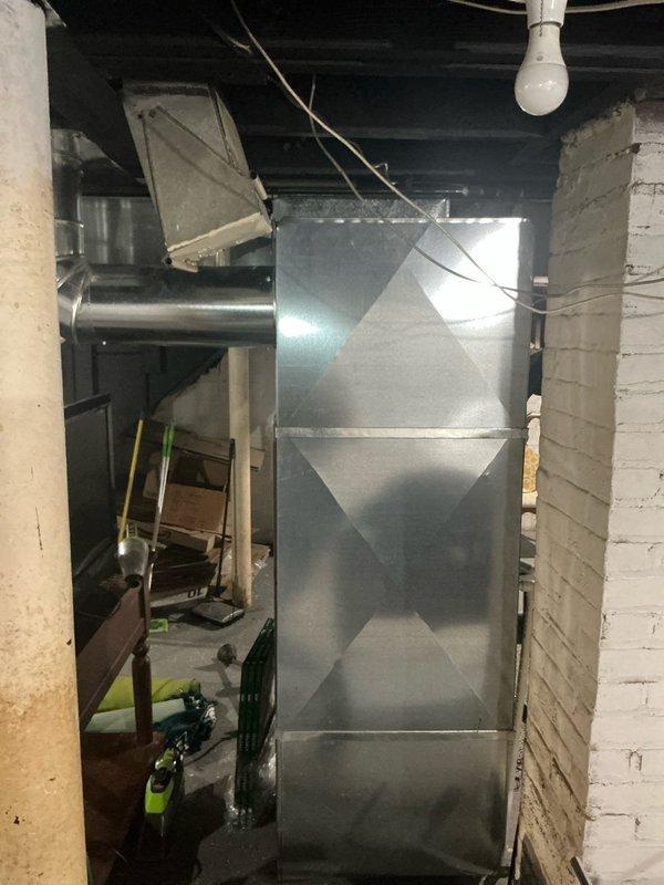 Responded to no-heat call for a 2-year-old furnace. Inspected ductwork and air handler unit in basement, identified issue with STDGR component (HOP 8X60). Restored heating functionality by performing necessary repairs to the affected components.