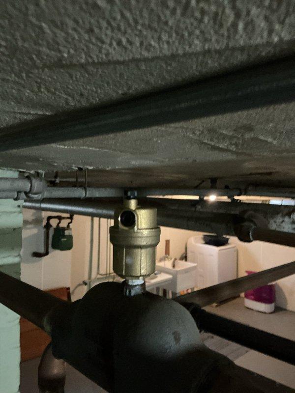 Responded to no-heat service call for steam gas boiler system. Conducted comprehensive inspection of piping infrastructure in utility space, focusing on valve assemblies and horizontal distribution lines. Restored heat functionality by adjusting pressure settings and verifying proper condensate return flow through the system.