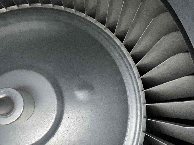 Performed annual maintenance on 1-year-old gas furnace, inspecting burner assembly with proper blue flame combustion pattern. Checked and cleaned blower wheel assembly, confirming normal operation with no visible damage or unusual buildup. All components functioning within manufacturer specifications.