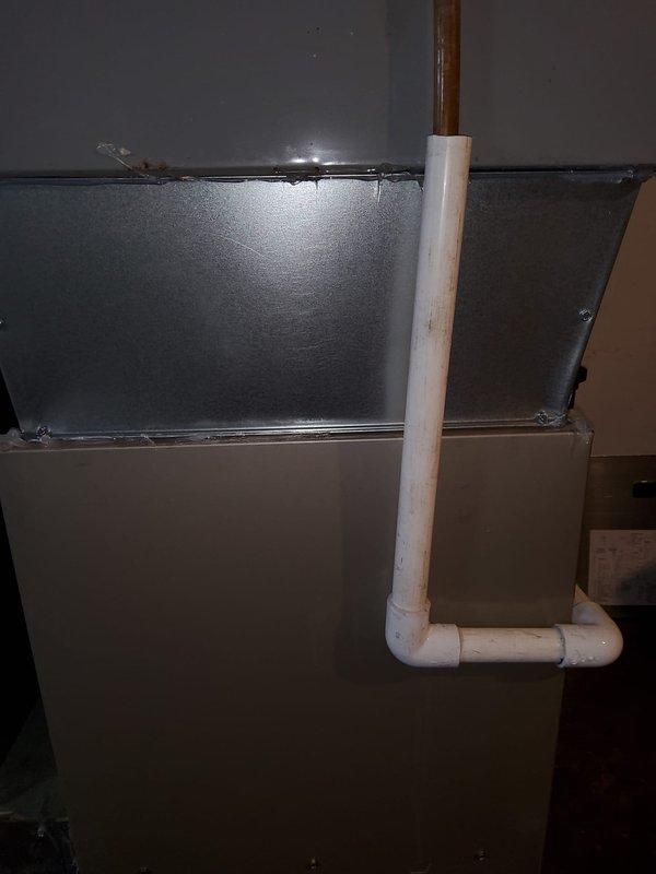 Completed furnace and thermostat replacement in basement mechanical room. Successfully removed existing furnace unit and installed new replacement furnace, reconnecting to existing ductwork and utilizing existing air handler, filter rack, and air conditioning system. Installed new thermostat, verified all electrical connections, tested system operation, and confirmed proper functionality of heating cycle.