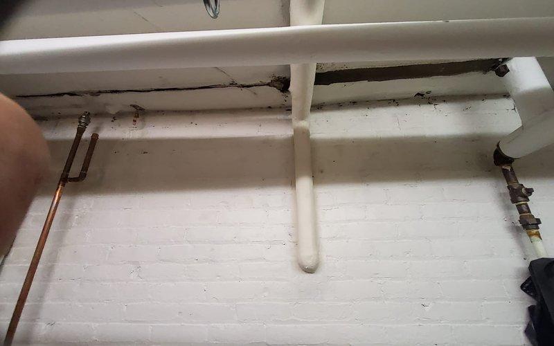 Replaced a defective 1/2" Sterling steam trap on the boiler system. Removed the old trap assembly, installed new unit with proper threading and fittings, and verified proper operation. System tested and confirmed functioning correctly with no leaks detected at connection points.