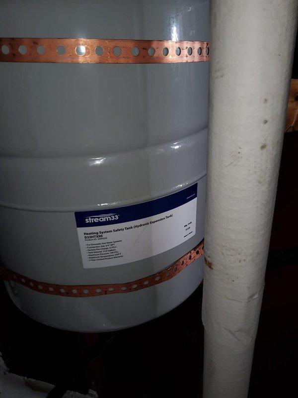 Responded to call back for boiler not running. Checked gas pressure at inlet and throughout system, confirmed proper supply pressure. Bled air from hydronic lines at multiple points including circulator pump and high points in piping network. Verified expansion tank pre-charge pressure and confirmed proper operation. System fired successfully, circulator operating correctly, and heat distribution restored to all zones.