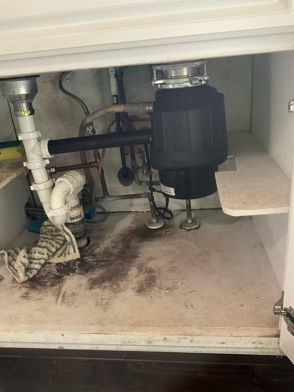 Installed new 3/4HP garbage disposal unit under kitchen sink, including all necessary mounting hardware and drain connections. Verified proper electrical operation and tested unit under load. Inspected all plumbing connections for leaks and confirmed secure installation with no water seepage detected upon completion.