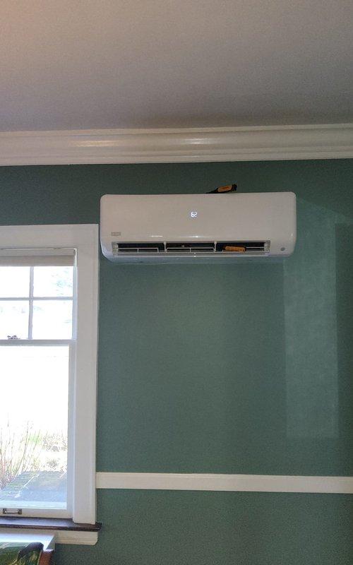 Performed comprehensive preventive maintenance on a 3-year-old Mitsubishi mini-split system with 4 indoor head units. Inspected all wall-mounted air handlers, cleaned filters and coils, verified proper refrigerant levels, tested system operation across all zones, and confirmed optimal performance of both indoor and outdoor components. All equipment operating within manufacturer specifications with no issues identified.