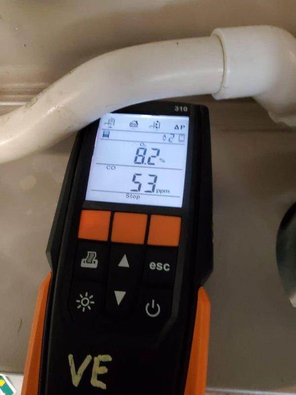 Performed comprehensive heating system tune-up and inspection for Home Plan member with no reported issues. Conducted thorough examination of furnace blower motor assembly, confirming proper operation and clean condition of blower wheel and housing components. Measured combustion efficiency and air quality parameters using calibration-grade digital analyzer, recording carbon monoxide levels at 53 ppm and oxygen content at 8.2%. Verified blower motor bearings and shaft assembly showed no signs of wear or unusual operation. Inspected all accessible ductwork connections and PVC venting components, finding proper installation and secure fittings throughout. All system components operating within normal parameters with no deficiencies noted requiring immediate attention.