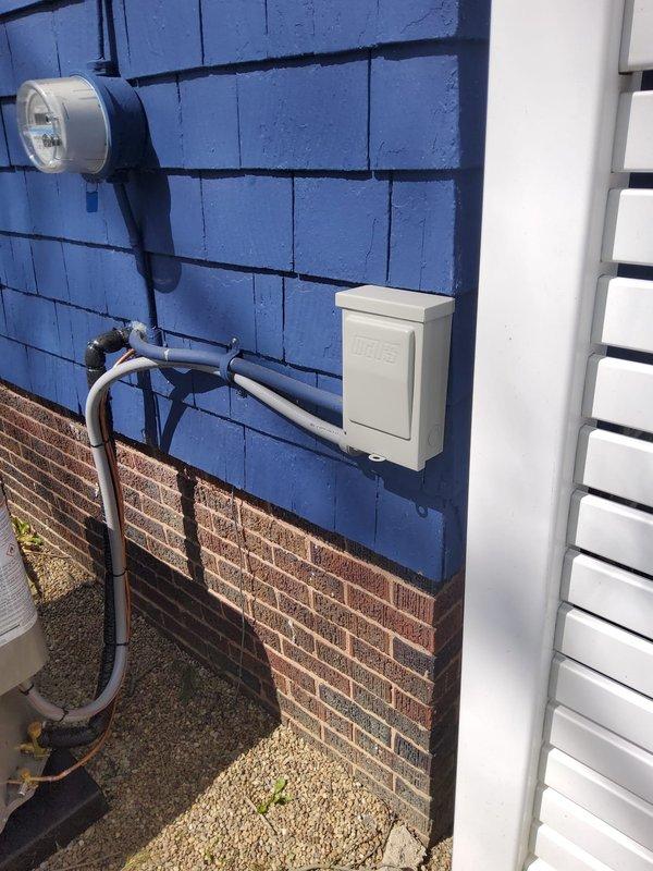 Completed full HVAC system replacement in basement mechanical room, including new furnace, evaporator coil, air conditioning unit, and condensate pump installation. Reconnected and secured cold air return ductwork to new system, installed exterior condenser unit with refrigerant lines and electrical connections, and verified all components operational. System tested successfully with proper airflow, temperature differential, and drainage function confirmed.