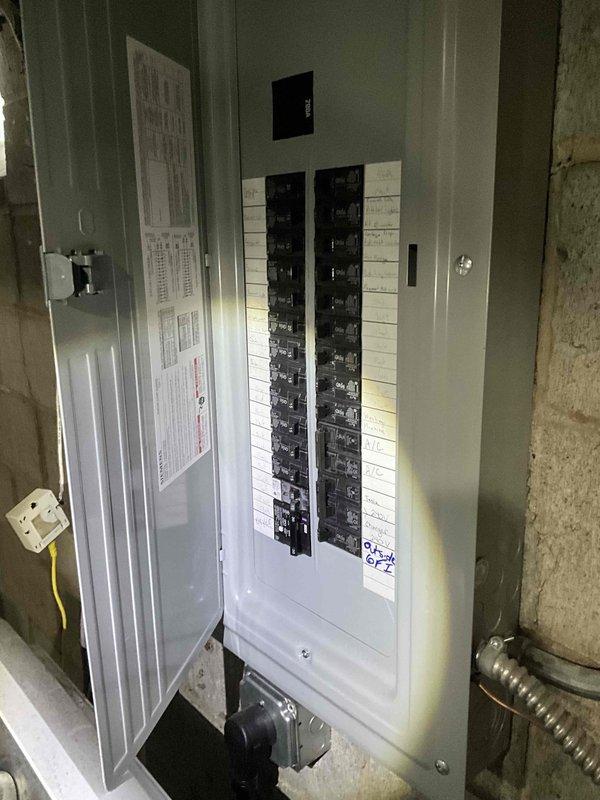 Conducted on-site evaluation for tankless water heater installation. Assessed existing plumbing infrastructure, electrical panel capacity, and utility space configuration to determine feasibility and requirements for system upgrade.