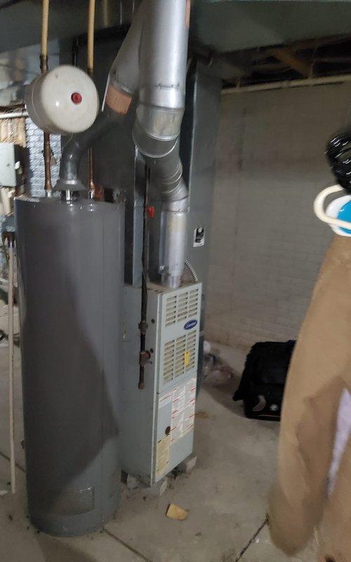 Responded to no heat call for 20-year-old Carrier furnace system. Upon arrival, performed diagnostic inspection of the unit and identified the cause of failure. Completed necessary repairs to restore heat to the residence, verified proper operation of all system components, and confirmed adequate airflow through the ductwork.