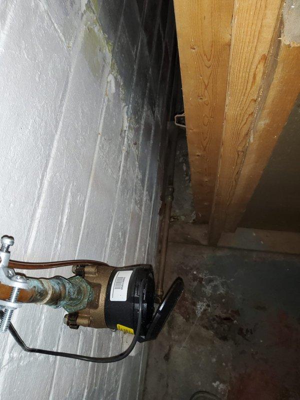 Responded to service call for 20-year-old Bradford White gas water heater that was completely non-operational with pilot light failure. Upon inspection, determined the unit had reached end of service life and was beyond economical repair. Removed and properly disconnected the failed Bradford White gas water heater from existing gas line, water supply, and venting system. Installed new AO Smith residential gas water heater with appropriate BTU capacity for the home. Connected all copper supply and discharge lines with brass fittings, installed expansion tank, and established proper venting per manufacturer specifications and local code requirements. Tested all connections for gas leaks, verified proper pilot ignition and burner operation, and confirmed adequate hot water delivery throughout the home's plumbing system. All work completed in century-old home's basement utility area with no water damage present.