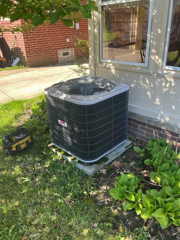 Completed annual cooling system tune-up and inspection on 10-year-old residential air conditioning unit. Performed comprehensive maintenance including condenser coil cleaning, verified proper airflow through evaporator blower assembly, checked refrigerant levels, inspected electrical connections, and tested system operation. Unit found to be functioning within normal parameters with no deficiencies noted at time of service.