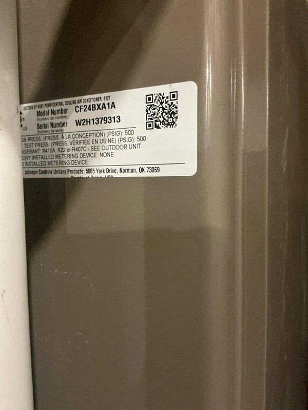 Performed comprehensive annual maintenance on a 5-year-old Coleman split system air conditioning unit, model CF24BXA1A. Conducted complete system inspection including condenser fan motor and blade assembly, verified proper operation of all mechanical components, and confirmed unit specifications for R410A refrigerant system. All components found in satisfactory working condition with normal wear patterns consistent with equipment age.