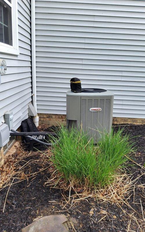 Performed comprehensive air conditioner tune-up on Lennox condenser unit during early morning service window. Completed full system inspection, preventive maintenance procedures, and operational testing to ensure optimal cooling performance for the upcoming season.