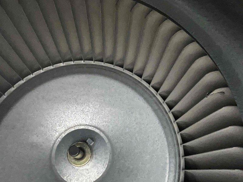 Completed preventative maintenance service on two residential air conditioning systems, both over 10 years old. Performed comprehensive inspection of both units including filter examination, blower wheel assessment, and internal component evaluation. Inspected blower assembly and found normal dust accumulation consistent with system age; verified proper blade condition and mounting integrity on both units. Checked filter screens and internal ductwork connections for both systems to ensure optimal airflow and operation.