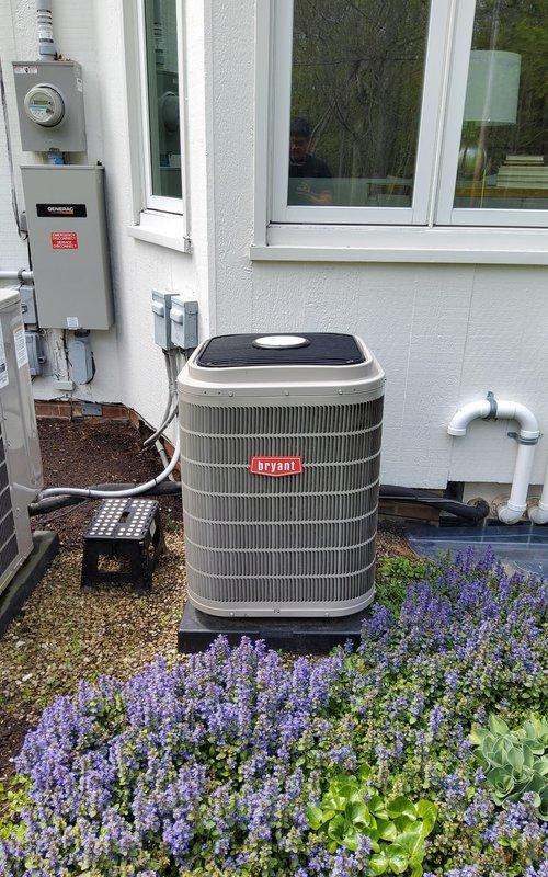 Completed preventative maintenance service on two Bryant air conditioning systems, both approximately 6 years old. Performed comprehensive multi-point inspection on both outdoor condenser units including electrical connections, refrigerant pressures, amperage draws, and overall system operation. All components found to be functioning within manufacturer specifications with no deficiencies noted at time of service.