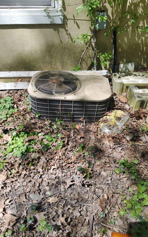 Completed scheduled cooling maintenance on four outdoor condensing units. Performed comprehensive inspection of all systems, checking refrigerant levels, electrical connections, contactors, and capacitors. Cleaned condenser coils, cleared debris and vegetation from around units, and verified proper airflow and operational performance on all equipment.