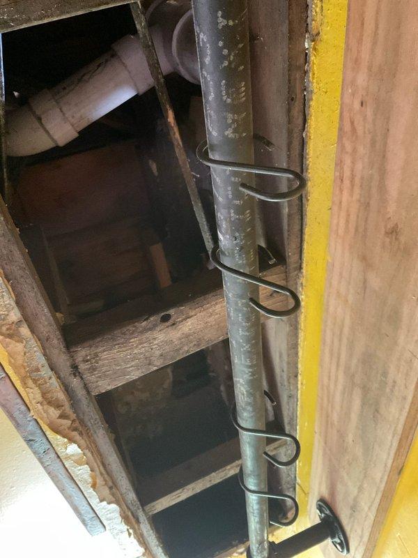 Completed stack repair from second floor to third floor lavatory by cutting out deteriorated toilet bend and tee fitting. Installed new Schedule 40 PVC piping and tied into existing PVC stack on first floor. Removed and reset toilet with new wax ring seal after stack repair was completed. Total labor time of 8.0 hours with customer responsible for drywall removal and restoration.