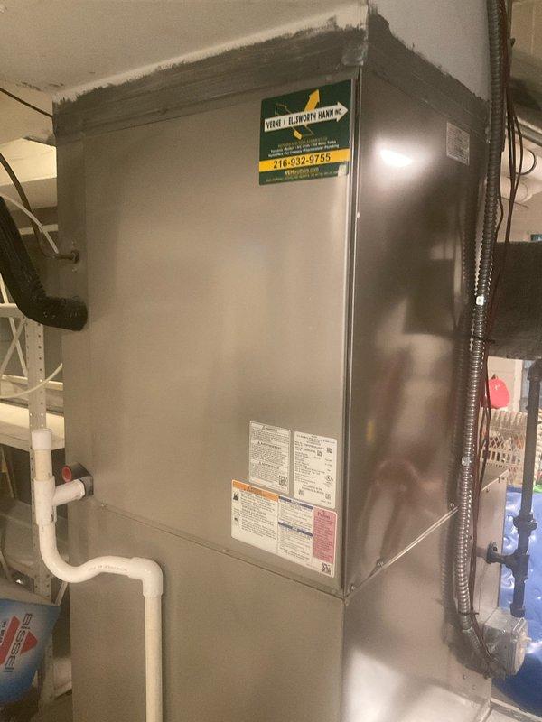 Completed comprehensive AC tune-up on residential split system including both indoor air handler and outdoor condensing unit. Performed full system inspection, verified proper operation of all components, checked refrigerant levels, cleaned condenser coils, inspected electrical connections, tested capacitors, and confirmed adequate airflow throughout the system. All equipment found operating within normal parameters with no deficiencies noted; system is in good working condition and ready for the cooling season.